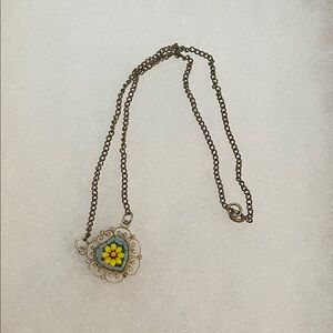 Vintage Italian Micromosaic Necklace